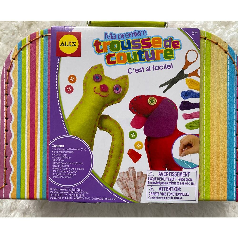 Alex Craft My First Sewing Kit Kids Art and Craft Activity Set NEW